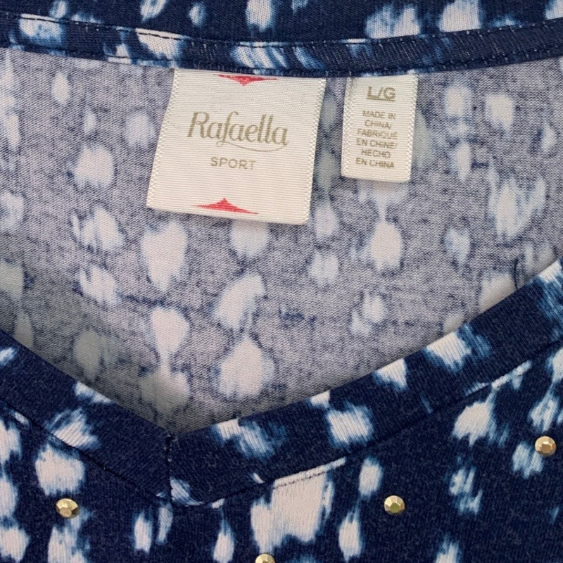 Lot of 3 Rafaella New York &amp; Co BLEU Womens Large Rhinestone Tee Shirts