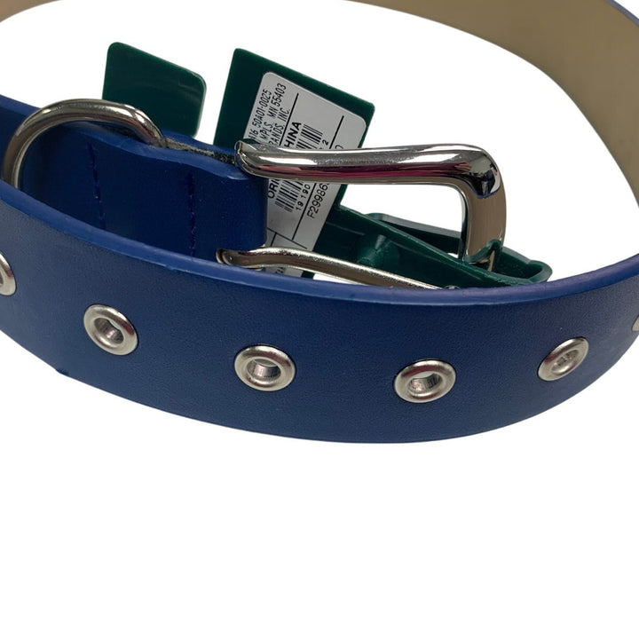 NWT New Wild Fable Womens Blue Faux Leather Silver Buckle Fashion Belt