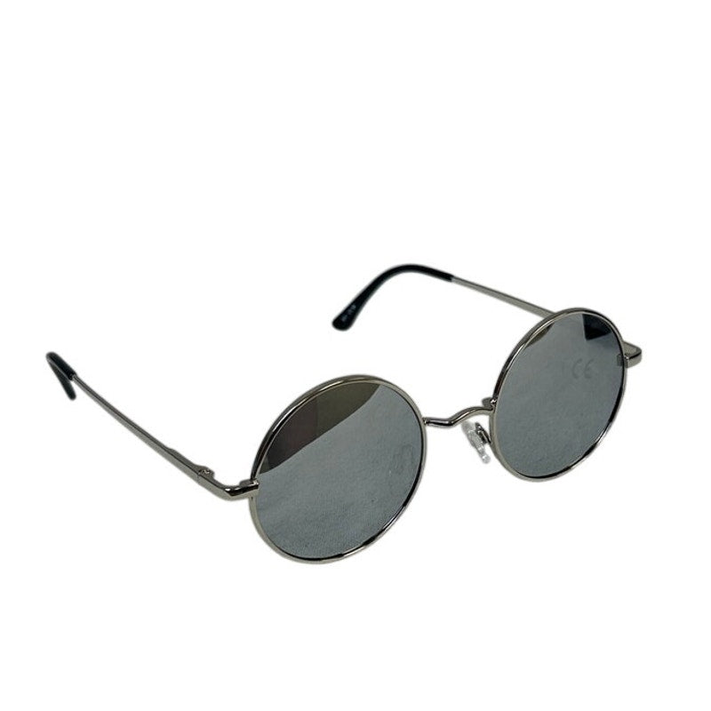 Kanastal UV400 Protection Womens Silver Frame Round Lens Sunglasses