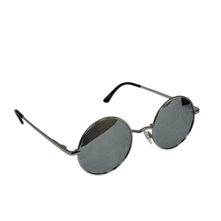 Kanastal UV400 Protection Womens Silver Frame Round Lens Sunglasses