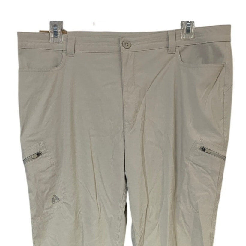 New Eddie Bauer Womens Pumice Khaki UPF 50+ Outdoor Guide Mid Rise Cargo Pants