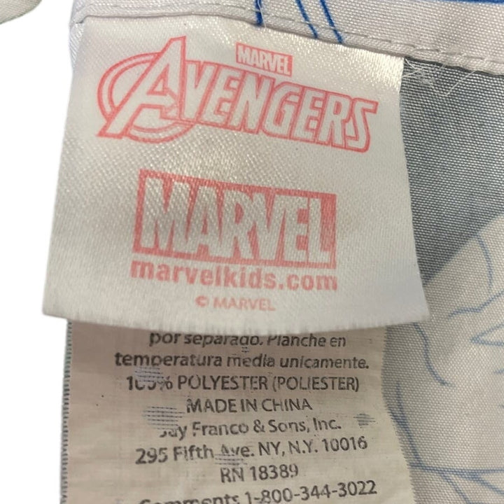 Marvel Avengers 100% Polyester Hulk Capt America Flash Thor Full Flat Bed Sheet
