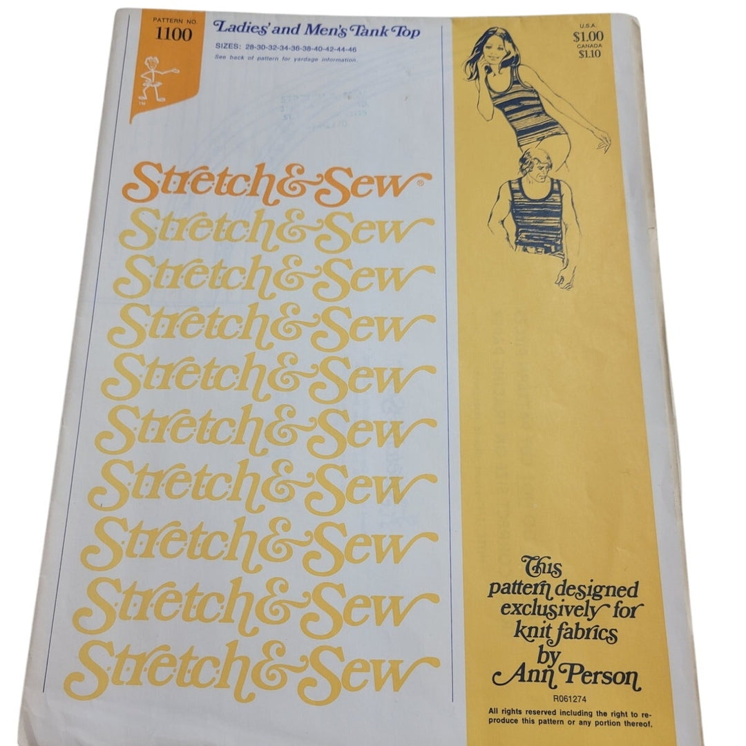 1974 Stretch &amp; Sew 1100 Women&