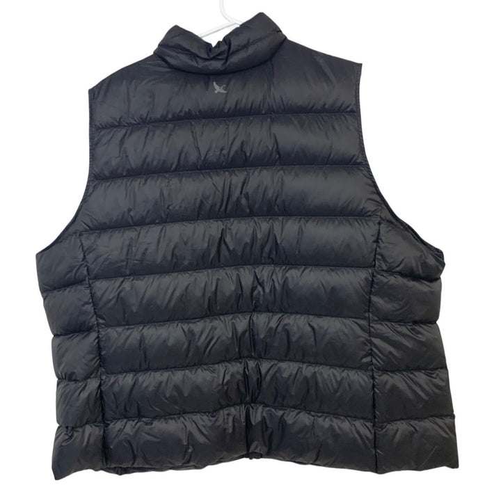 New Eddie Bauer Womens 3X Black 650FP CirrusLite Down Full Zip Puffer Vest