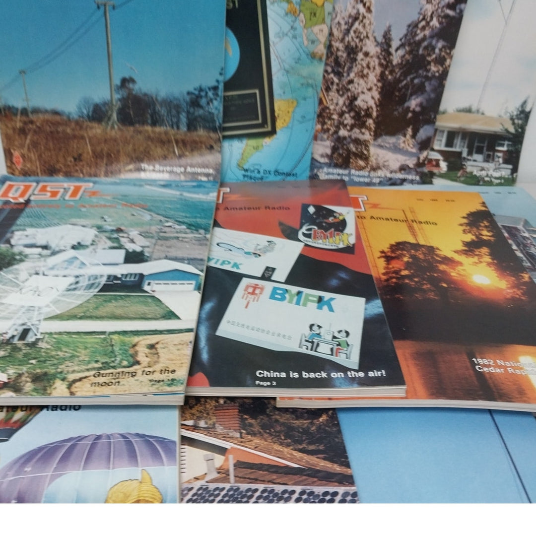 Vintage 1982 QST National Assn Amateur Radio Magazine FULL Year 12 Issues Lot