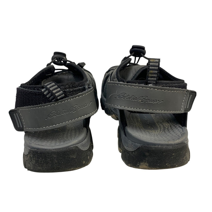 Eddie Bauer Mens Size 9 Gray Sandal Drawstring Lace Adjustable Strap Sandals