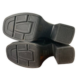 Wet Kiss Womens Size 8 Black Faux Leather 4" Platform Heel Knee High Boot Shoes