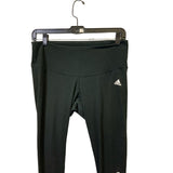 Adidas Womens 1X Basic Black Elastic Waist Stretch Pants Athletic Leggings