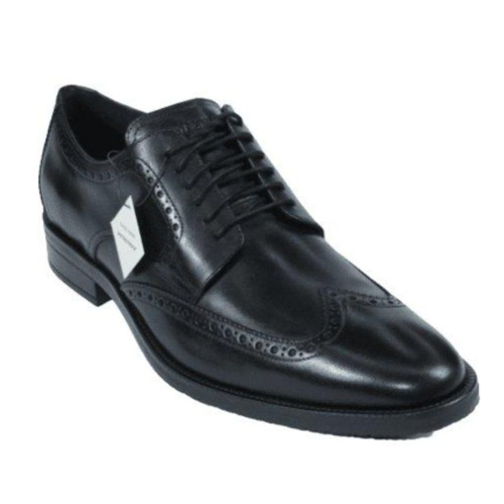 New In Box Cole Haan Men Size 8 Black Leather Lace Wing Oxford Grand 360 Shoes