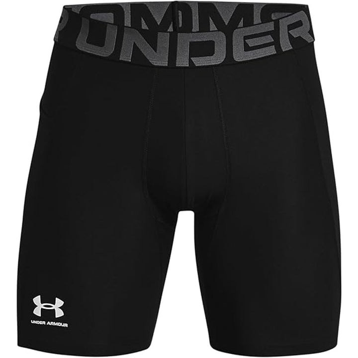 NWT New Under Armour Mens Medium Black Armour Heatgear Compression Shorts