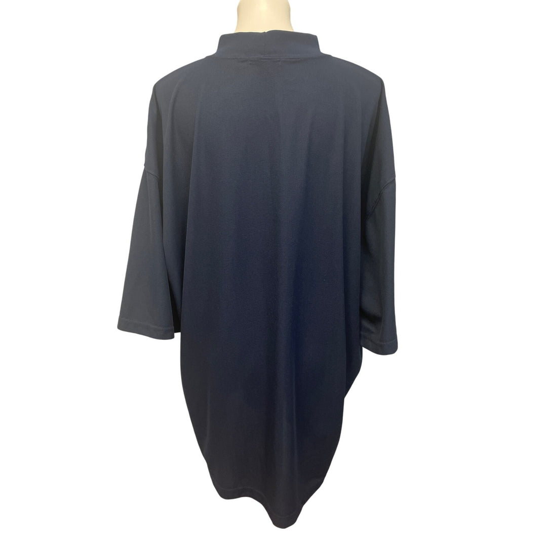 Jonathan Corey Mens 3XL Navy Blue PolySpandex Short Sleeve Tee Shirt