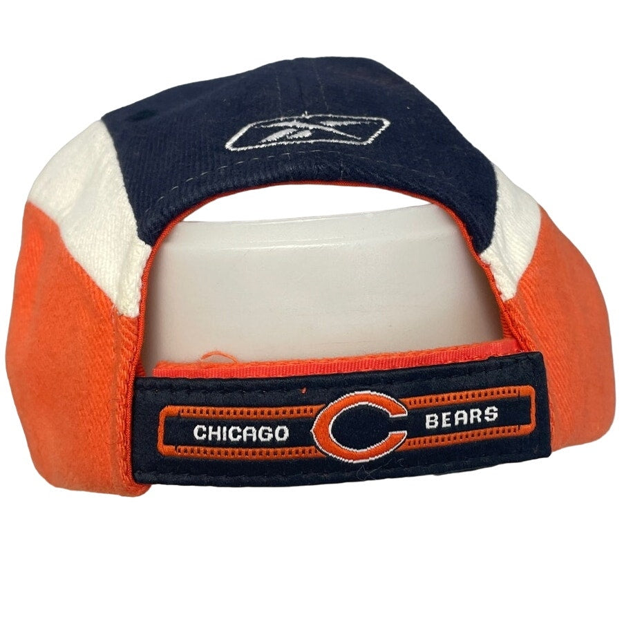 Reebok NFL Chicago Bears NFC North Mens Hook &amp; Loop Adjustable Baseball Cap Hat