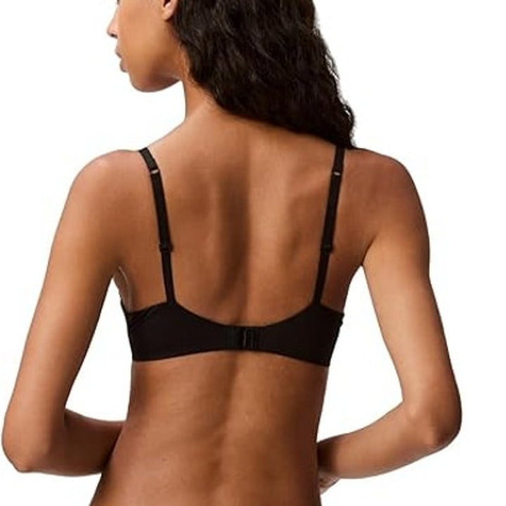New Calvin Klein Womens 32D Black Perfect Fit Underwire Light Lined T-Shirt Bra