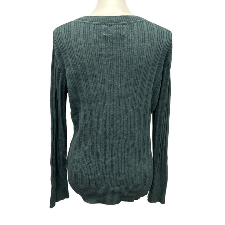 Lot of 3 Sonoma Merona Womens XL Long Sleeve V-Neck PolyCotton Sweaters
