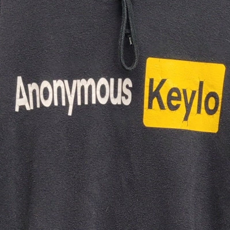 Pacific &amp; Co Mens Large Anonymous Keylo PolyCotton Long Sleeve Sweatshirt Hoodie