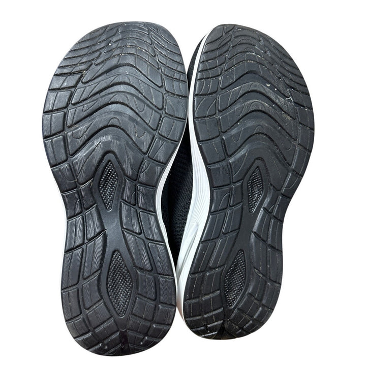 ZYEN Womens Size 8.5 Black Mesh Slip On Wide Toe Box Air Cushion Athletic Shoes