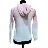 Hand Printed Upcycled Girls XL Equality Rainbow Pride Hi Lo Cotton Blend Hoodie