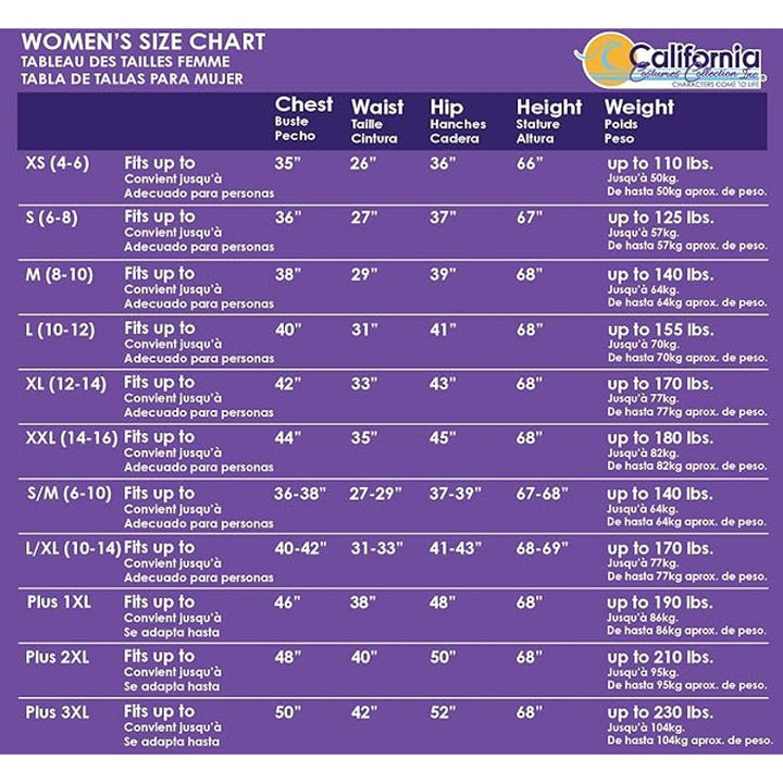 California Costumes Womens Small 80&