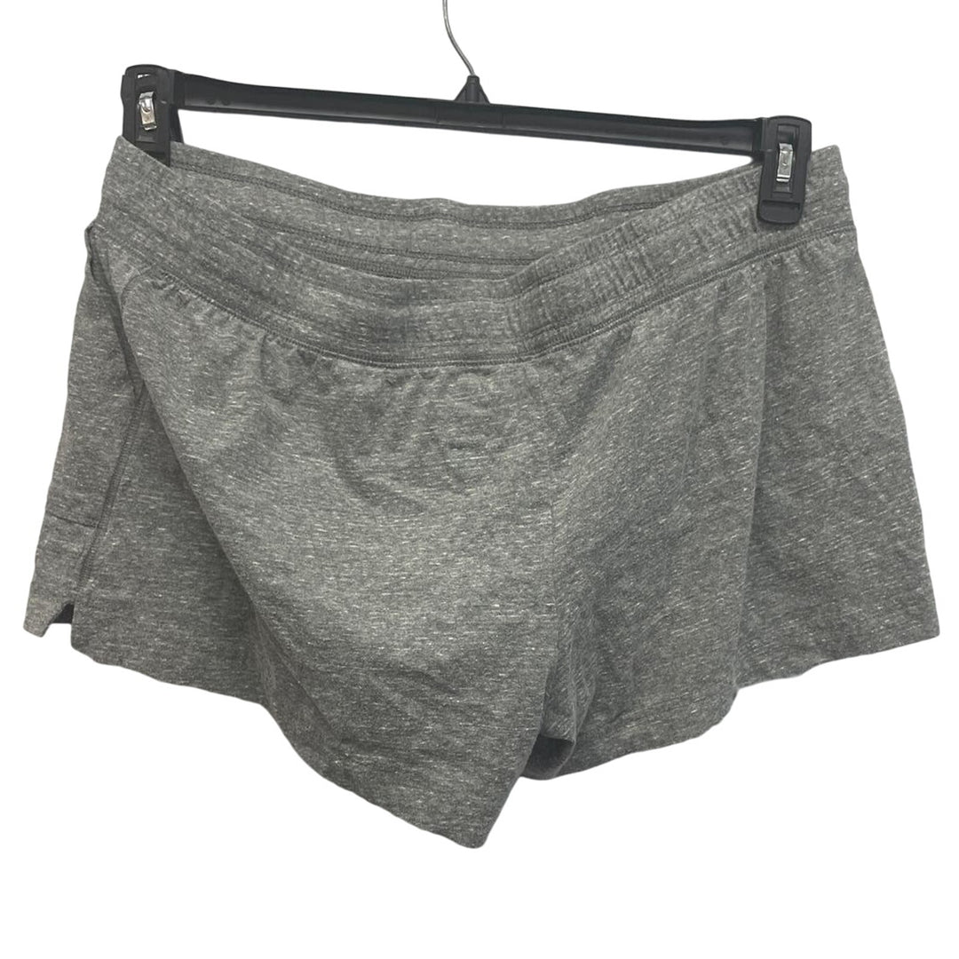 Just Be Womens XL PolyCotton Elastic Drawstring Waist Yoga Shorts