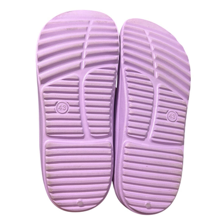 Shevalues Womens Size 12 Purple Sandals Open Round Toe Flip Flop Thong Shoes