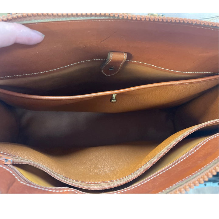 Vintage Dooney &amp; Bourke All Weather Black Pebbled Leather Handbag Purse Bag