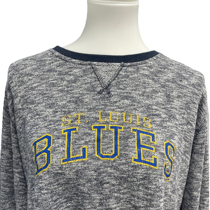 Gear Sports Womens XXL St Louis Blues Hockey Long Sleeve Lightweight Sweatshirt