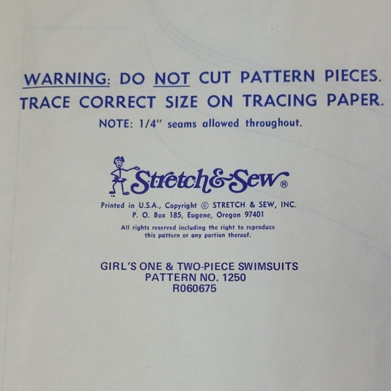 1975 Stretch &amp; Sew 1250 Girls&