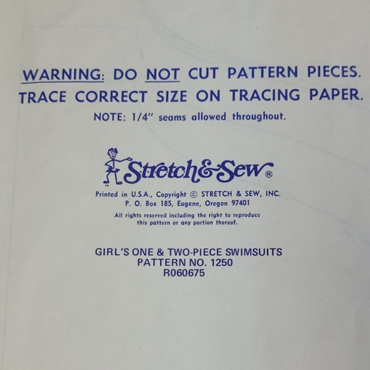 1975 Stretch &amp; Sew 1250 Girls&