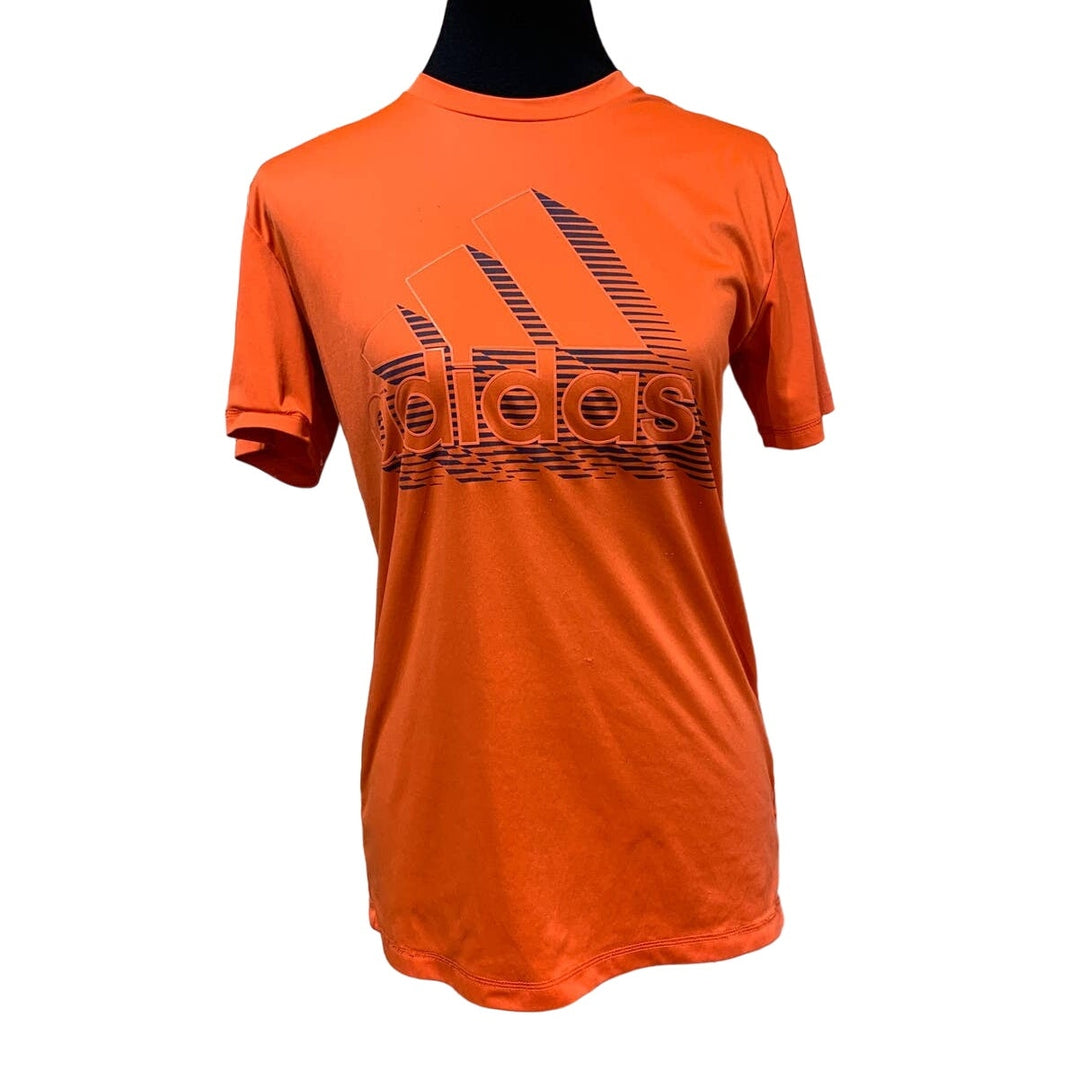 Adidas Ladies Large (14-16) 100% Polyester Short Sleeve AeroReady Athletic Tee