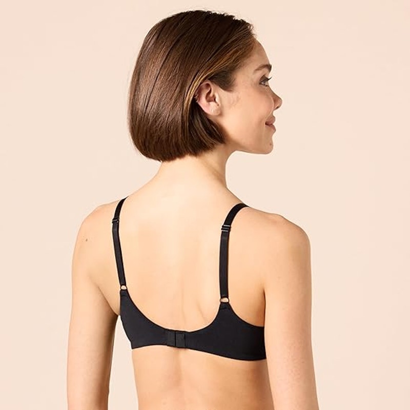 New 2-Pack Amazon Essentials Womens 32DDD Black Comfort Underwire T-Shirt Bras