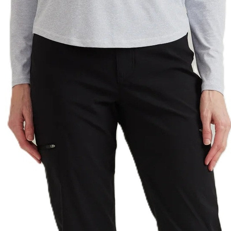 New Eddie Bauer Womens Size 0 Black First Ascent UPF50+ Mid Rise Guide Capris