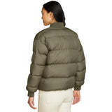 New Eddie Bauer Womens Dusty Olive Green Original 650 FP Down Bomber Jacket
