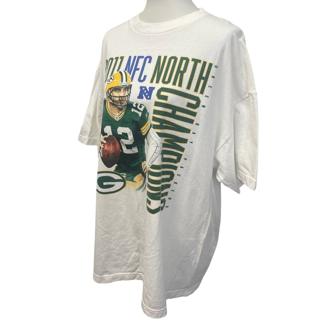 NFL Team Apparel Mens 2XL Green Bay Packers Champions Short Sleeve Tee Shirt