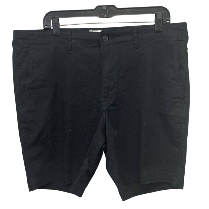 H&amp;M Mens Size 38 Regular Fit Cotton Blend Zipper Front Long Board Shorts