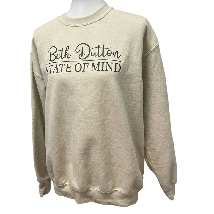 Beth Dutton State of Mind Womens Medium Yellowstone Long Sleeve Sweatshirt