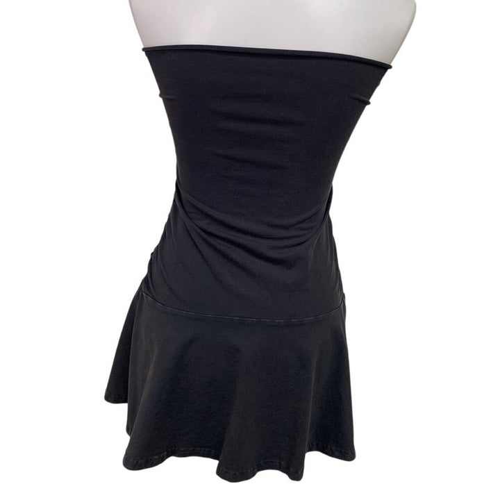 OFFLINE By Aerie Womens XXS Deep Earth Weathered Strapless Sunlight Mini Dress