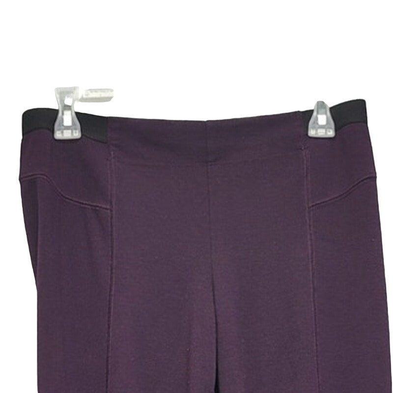 Simply Vera Vera Wang Womens Medium Plum PolyRayon Spandex Leggings