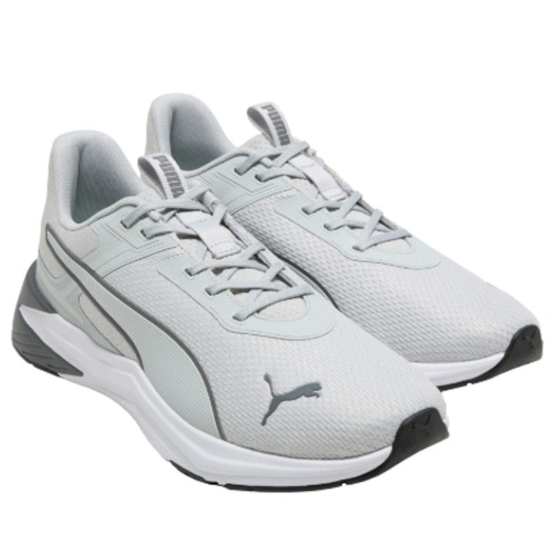Puma Mens Size 11 White Gray Disperse Lace Up Athletic Sneaker Shoes w Box
