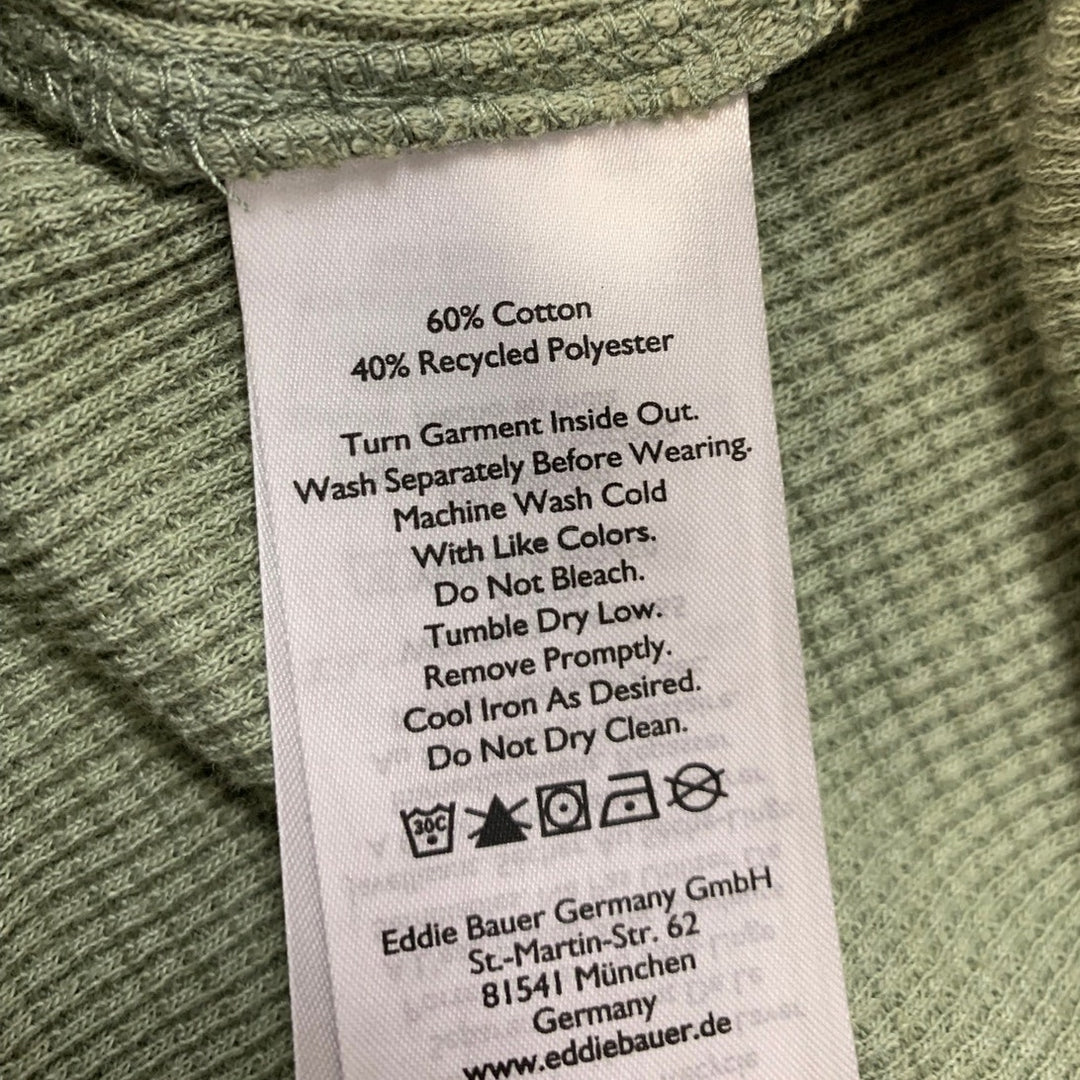 New Eddie Bauer Womens Small Sage Myraid Thermal Long Sleeve Hooded Dress