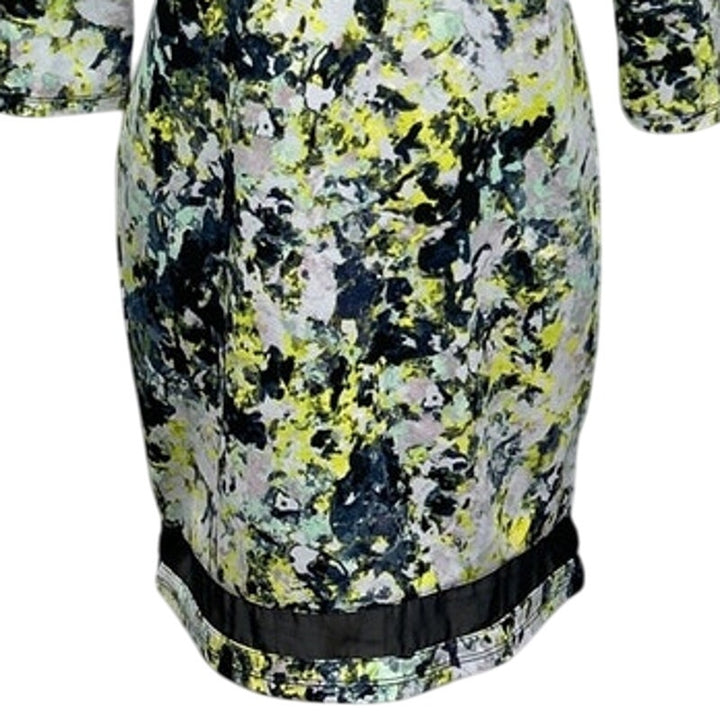 Love Fire Womens Small PolySpandex Sheer Criss Cross Splatter Bodycon Dress