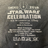 2019 Star Wars Celebration Chicago Womens Medium Short Sleeve Crew Neck Tee