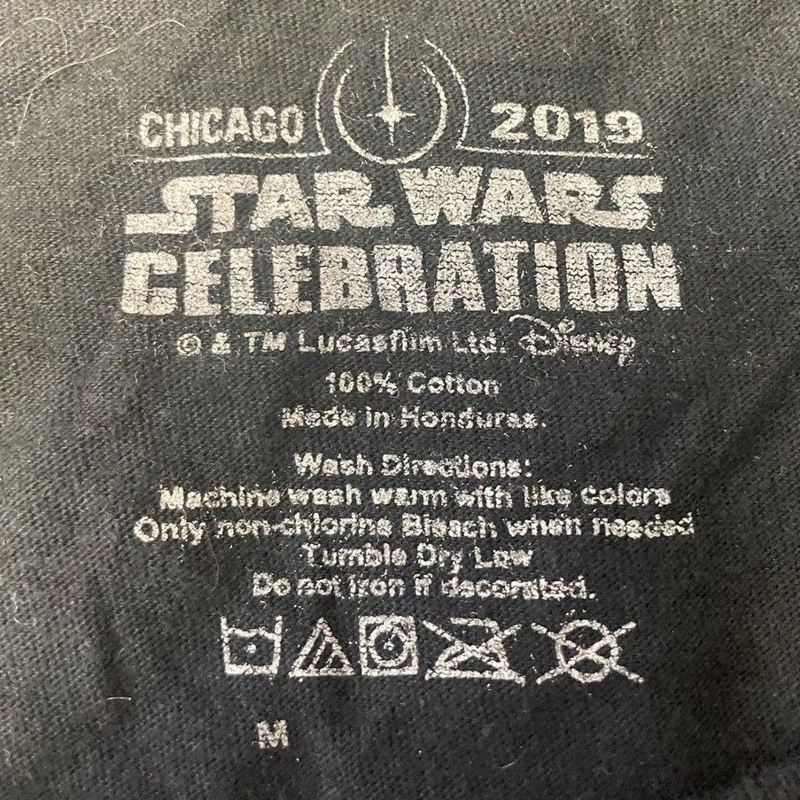 2019 Star Wars Celebration Chicago Womens Medium Short Sleeve Crew Neck Tee