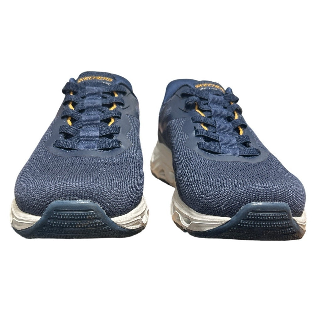 Skechers Mens Size 8 Navy Blue Mesh Hands Free Swift Fit Athletic Sneaker Shoes