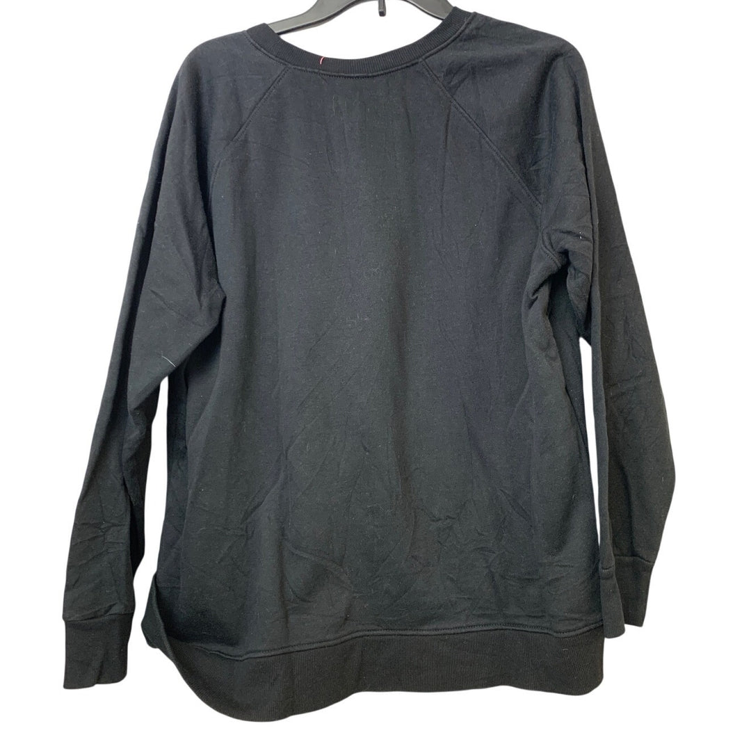 Upcycled Hand Printed Womens XXL Saving the Planet is My Superpower Sweatshirt