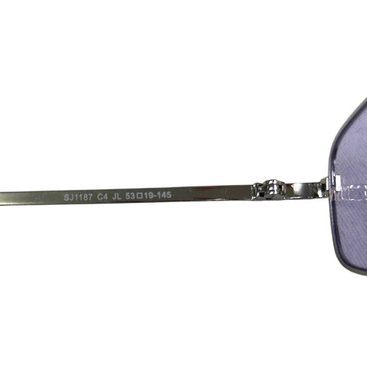 Sojos Mens Silver Frame Retro Oval Light Blue UV400 VIntage Style Sunglasses