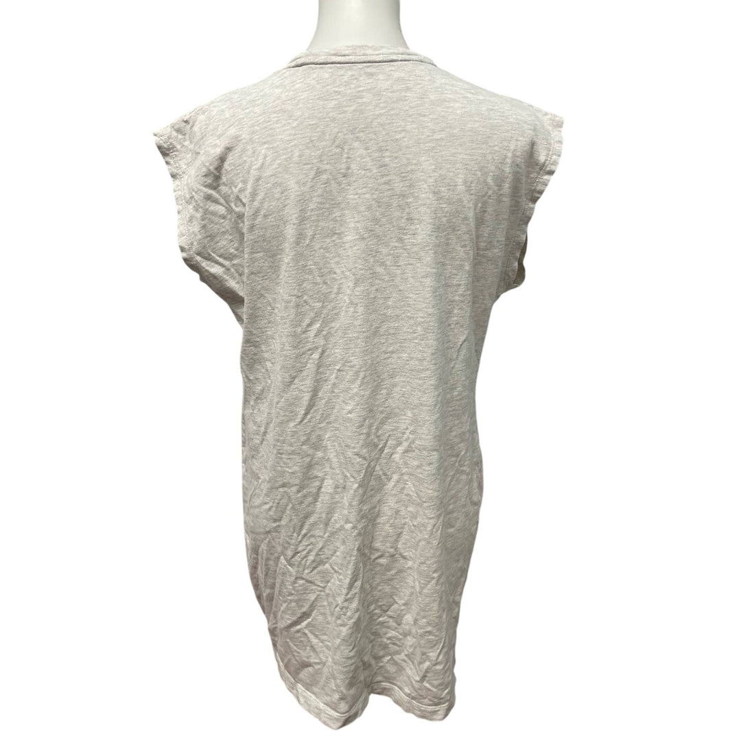 Calvin Klein Jeans Mens Large Gray Sleeveless Cotton Blend Tee Shirt Tank Top
