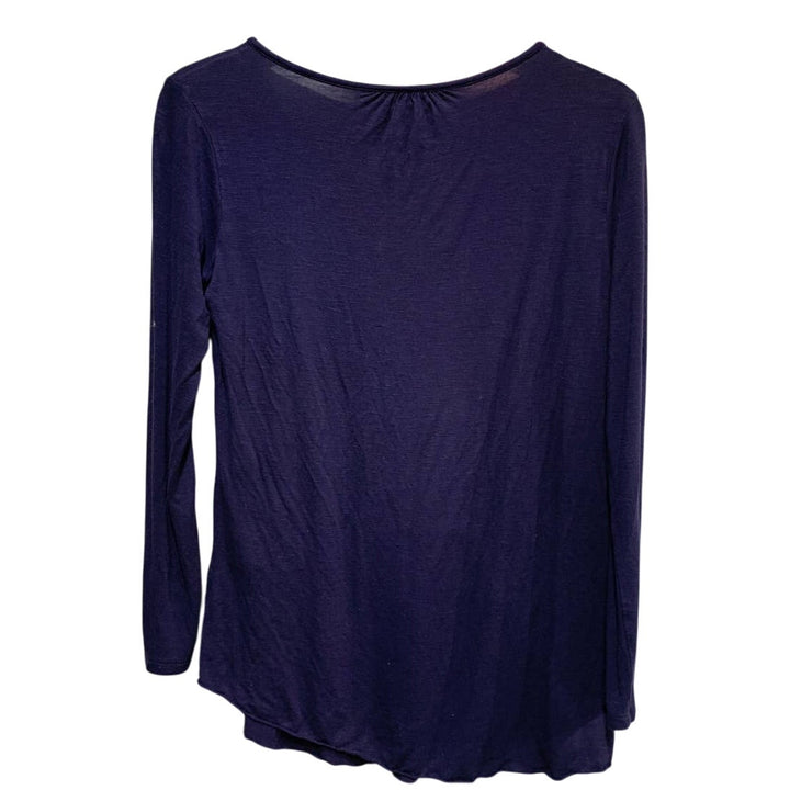 Lot of 2 Style &amp; Co Womens XS Long Sleeve Scoop Neck Flowy Pleated Tops