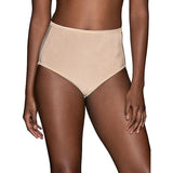 2 New Vanity Fair Womens Size 9 Rose Beige Illumination Brief Stretch Panties