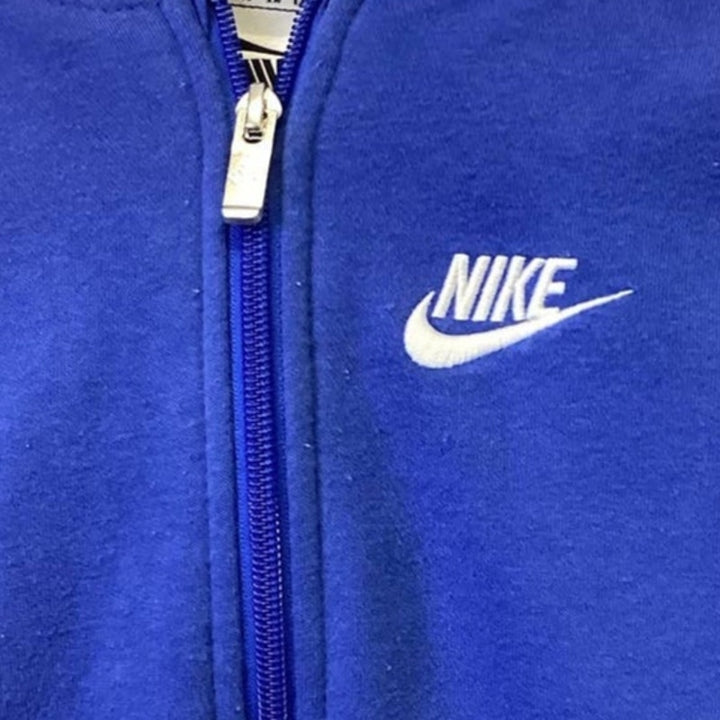 Nike Boys Size 4 Full Zip Long Sleeve Cotton Blend Sweatshirt Hoodie Jacket