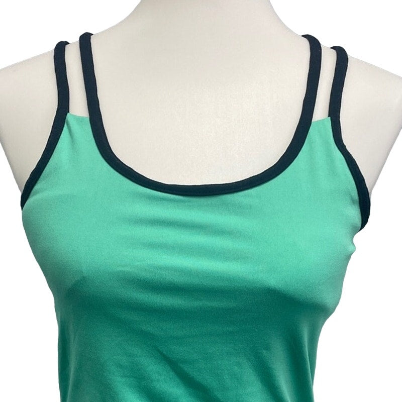 Aspire Womens Medium Athletic Shelf Bra Lined Criss Cross Back Tank Top